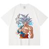 230 Gsm 100% Cotton Dragon Ball V47 Goku Ultra Instinct Print Unisex Heavy Cotton T Shirt