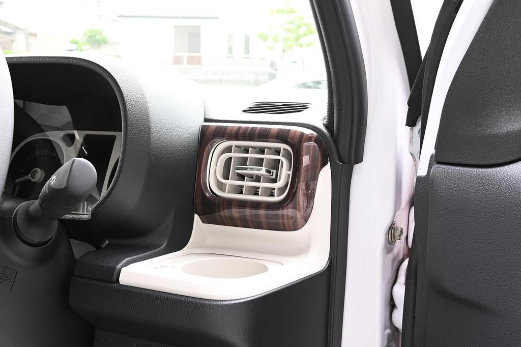 SecondStage Side Duct Ebony for Daihatsu Move Canvas Panel, Standard, Finish, D003BCW, LA850/LA860S