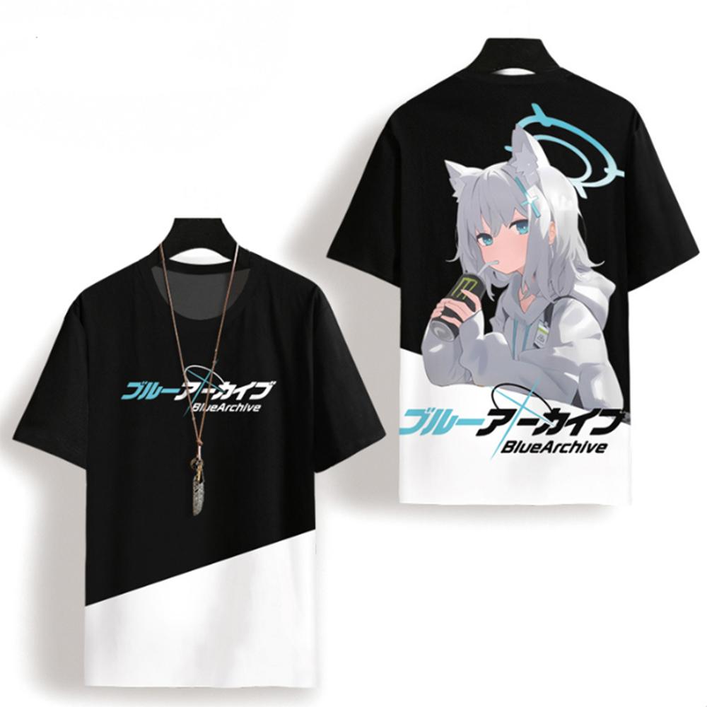 

Ролевая игра Blue Archive 3D Print T-Shirt Мужские и женские повседневные футболки с коротким рукавом Большие футболки Harajuku Топы Детская одежда 2XL