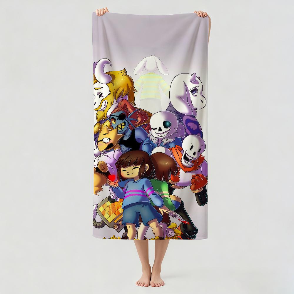 Adventure game U-undertale Towel Drying Bath Towel Applicable To Light Swimming Camping Yoga Beach Out