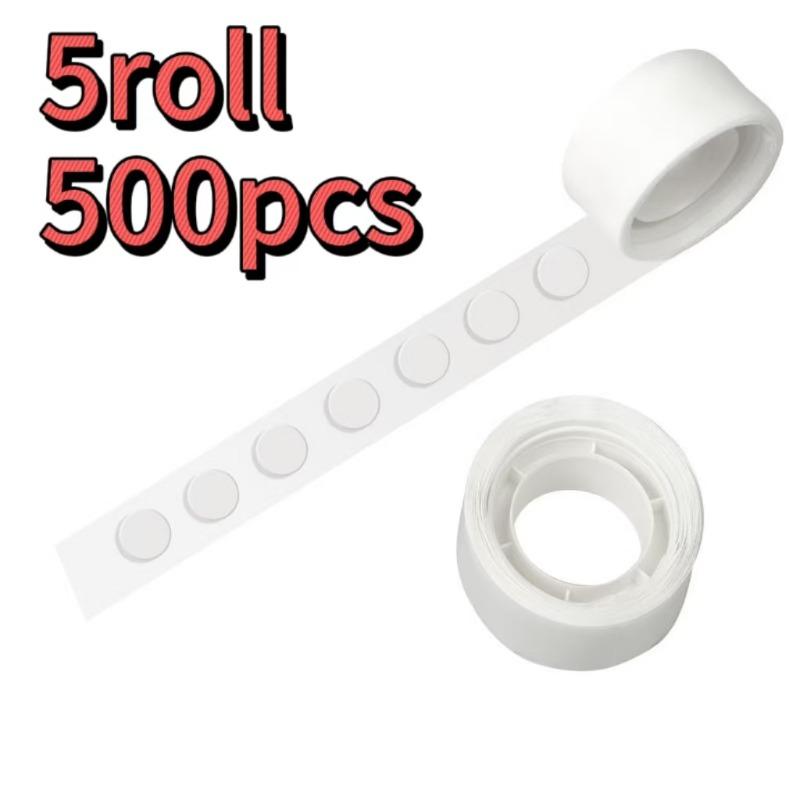 

5-20rolls Points Dots Double Sided Adhesive for Balloon,Removable Clear Stickers for Christmas Wedding Birthday Party Decoration As shown