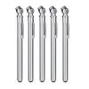 PINKJOY Pencil Tire Pressure Gauge (10-75PSI) Stainless Steel Body and Metal Made Nozzle 3 Measurements for Vehicles (3 Pack)