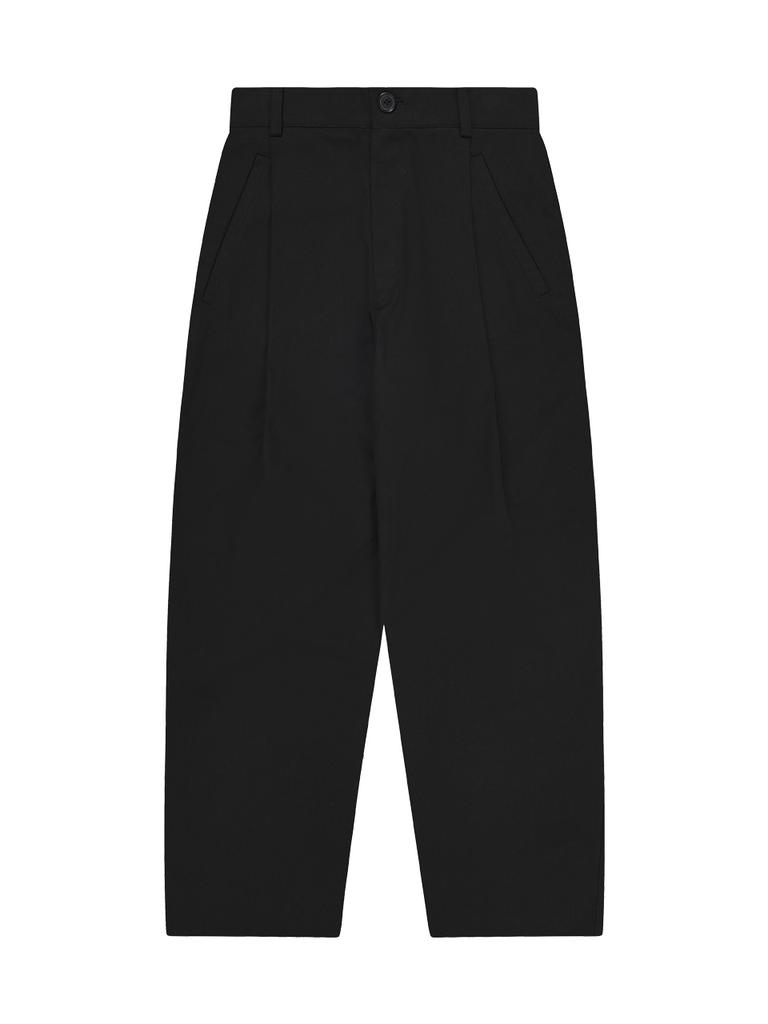 CUSTOMUS Rib Pocket Single-Pleat Semi-Wide Men'S Pants Cxs24Mwpt413 Bla
