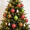 12Pcs 8 cm Christmas Decoration Pendant Sequins Xmas Tree Hanging Pendants  New Year