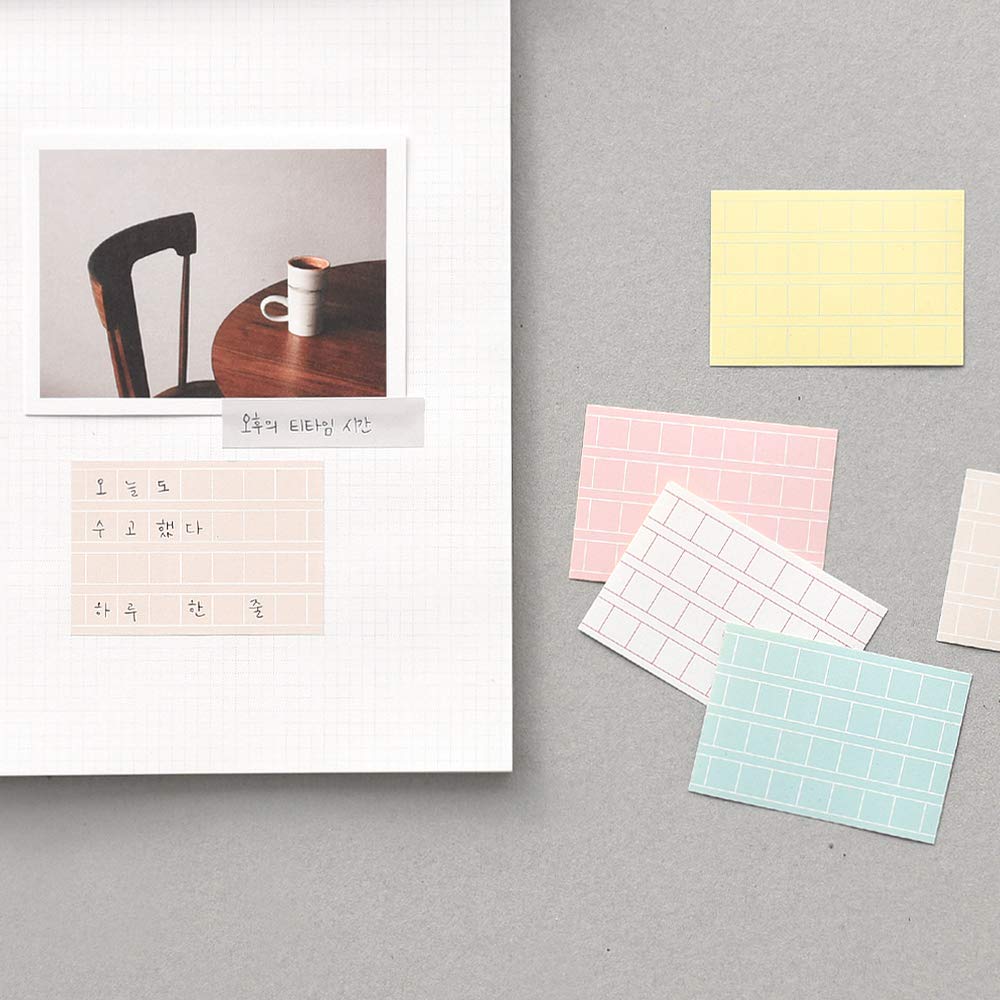 Monolike Message Label Sticker Message Label Sticker A pack of 51 cute and various sticker designs & Ver.1 & Ver.1 -