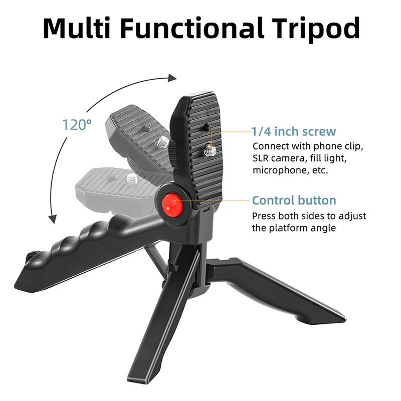 All-in-One Vlogging Kit: LED Fill Light + Monitor Mic for Smartphone/DSLR YouTube Live, TikTok & Zoom Streams