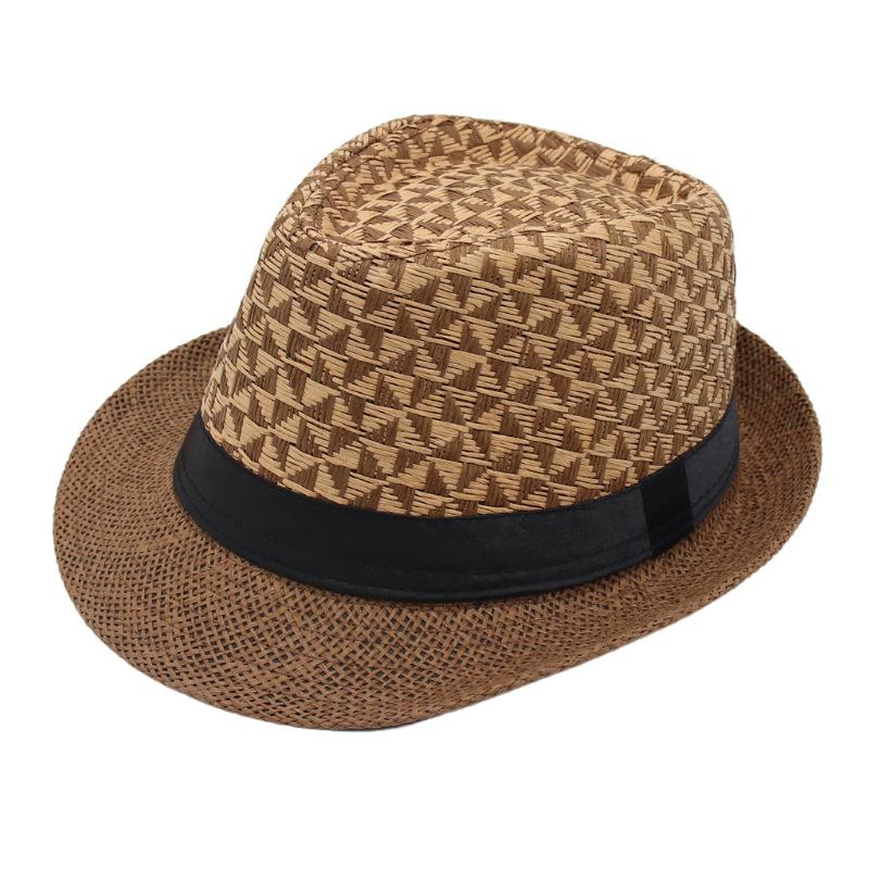 New Trilby Hat Black Ribbon Accessories Sequined Top Hat Spacewalk Jazz Hat