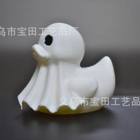 Resin Statue Ornament Halloween Party Ghost Duck Home Office Desktop Ornament Decoration
