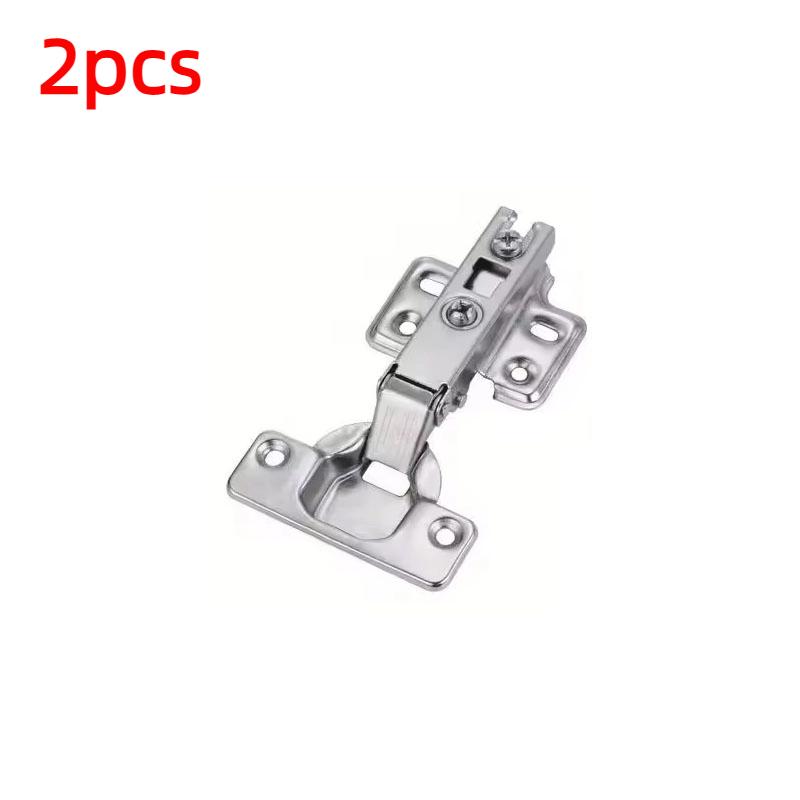 2Pcs Cabinet Hinges Steel Hydraulic Door Hinge Damper Buffer Soft Closing for Kitchen Cupboard Furniture  Furniture