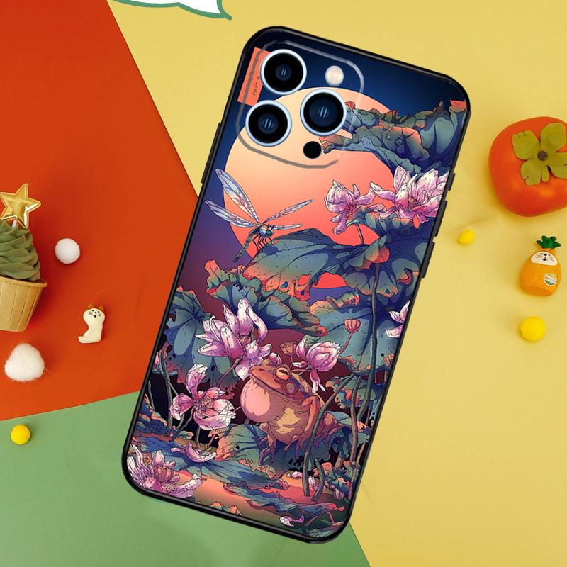 Japanese Style Art Japan Phone Case For iPhone 17 Pro Max16 15 14 13 11 12 Pro Max Plus 12 13 Mini 16e 17 Air Cover