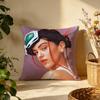 Trendy Rrosaliaing Cushion Cover Versatile DoubleSided Pillow Case Fit for Sofa Bed Car  Daily Decor