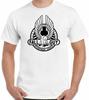 The Fall Guy T Shirt Mens Retro 80's TV Show Program Stuntman Top A Team Airwolf White