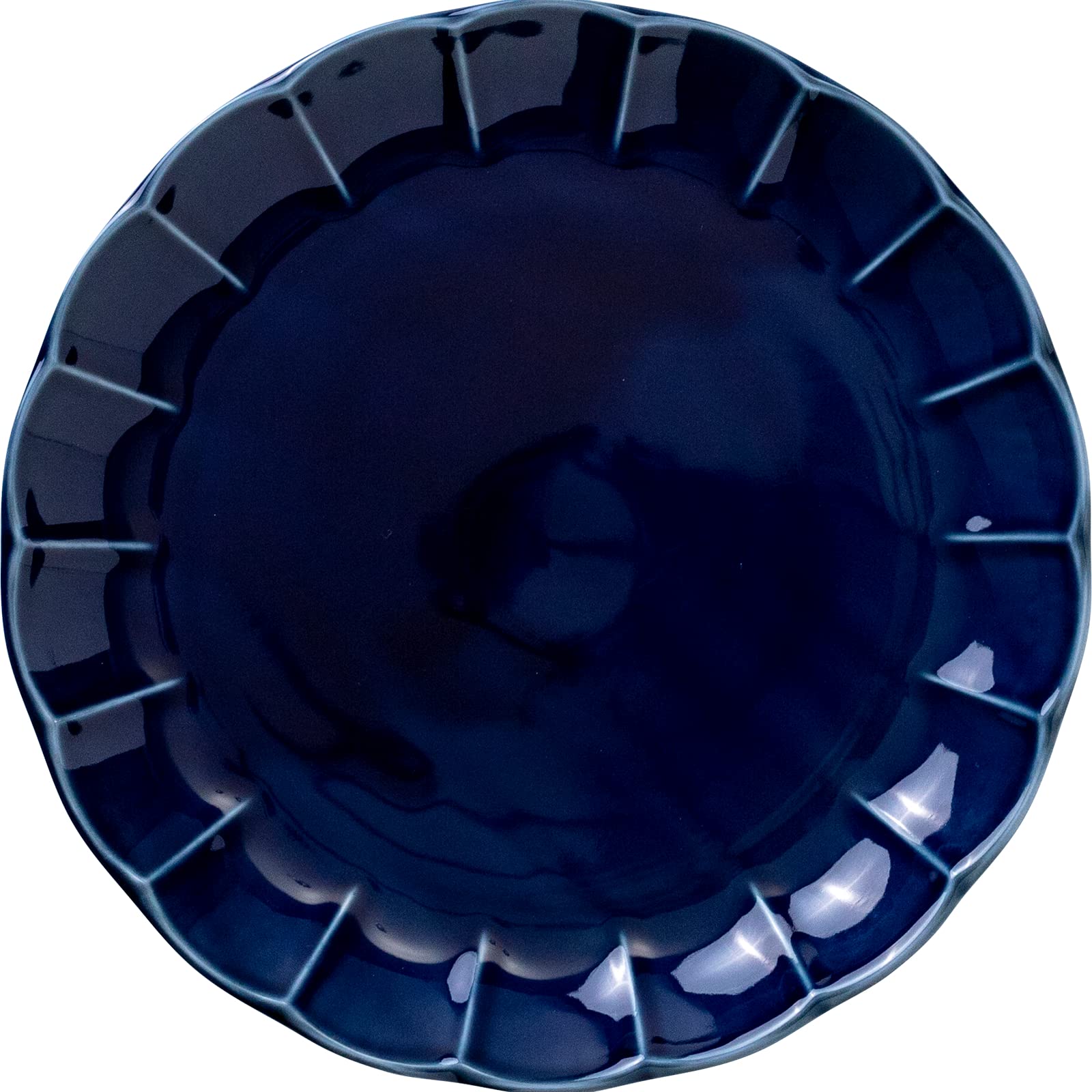 

Minoru Pottery Mino Ware Itsuka 210 Plate Navy