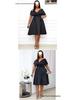 Módní šaty přes hranice pro ženy, velikost Plus Size, s výstřihem do V a zavazováním