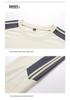 2025 New Cross-border Men's Two-Stripe Casual Crew Neck Outfit - Youth Spring/Autumn Fashion Set