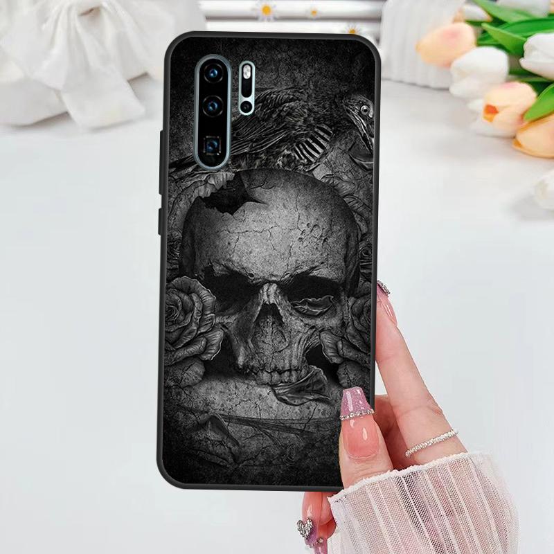 Goth Raven Case For Huawei Nova 3i 7i 8i 11i 10 9 SE 5T Y60 Y61 Y70 Y90 P Smart P60 Pro P30 P40 Lite