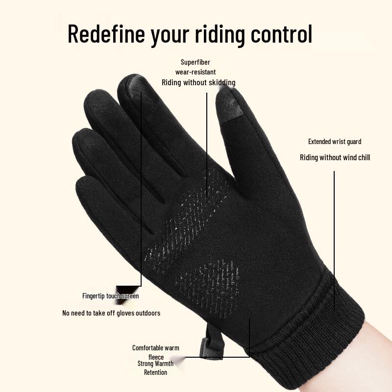 Warrior Men's Winter Thermal Touchscreen Gloves