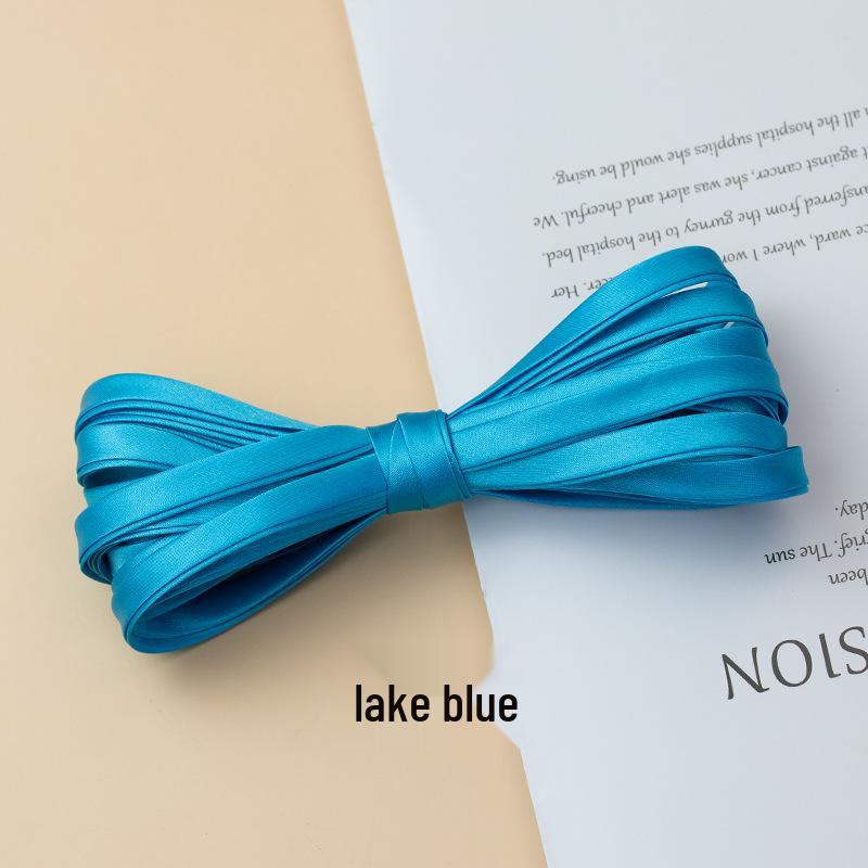 Hengmeihe Cheongsam 1cm Piping Trim: Four-Fold Non-Iron Imitation Silk Hemming Ribbon