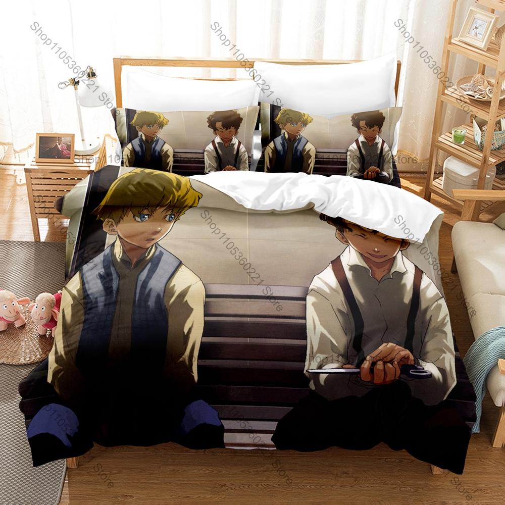 Cool Baccano! Firo Prochainezo Ennis 1930s Mafia Immortal Vintage Dark Fantasy Japanese Anime Bedding Set Duvet Cover + 2 Pillow