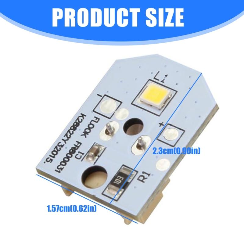 4 Stück LED-Lichter Ersatz für PS4704284 3033142 EAP12172918 AP6261806 Kühlschrank-Innenbeleuchtung zum Ersatz