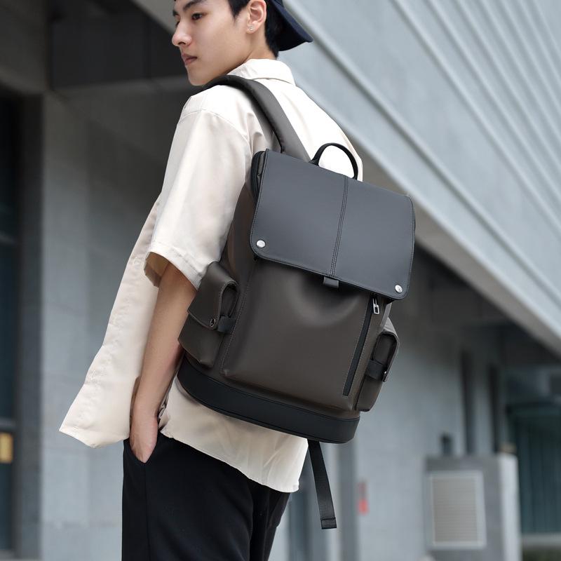 

2025 Men s Large Capacity Laptop Backpack: Casual Fashion for Students & Commuters 16-inch