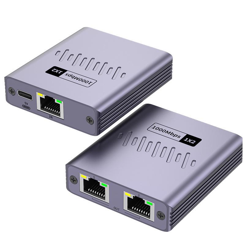 Splitter ed Estensore di Rete Gigabit a Doppia Porta RJ45