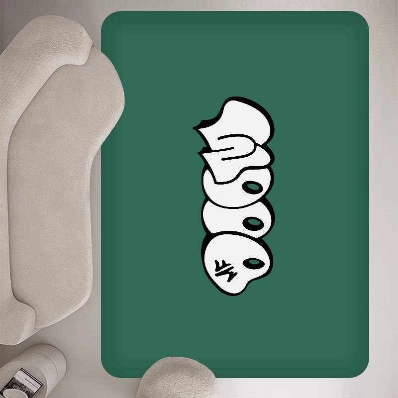 M-MF D-DOOM Rapper Door Mat Nordic Style Bedroom Living Room Doormat Home Balcony Anti-Slip Alfombra