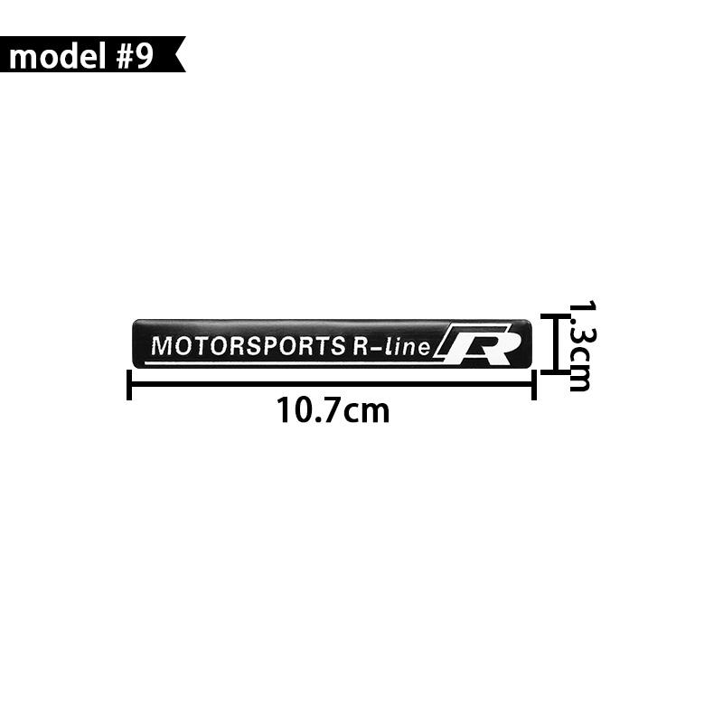 

2026 Hot For Volkswagen VW 1Pcs Car Styling Aluminum Alloy Badge Sticker Auto Decal Accessories For Volkswagen Tiguan Golf Passa