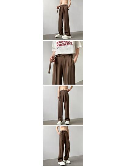 Herren Herbst Leichter Luxus Weite Hosen