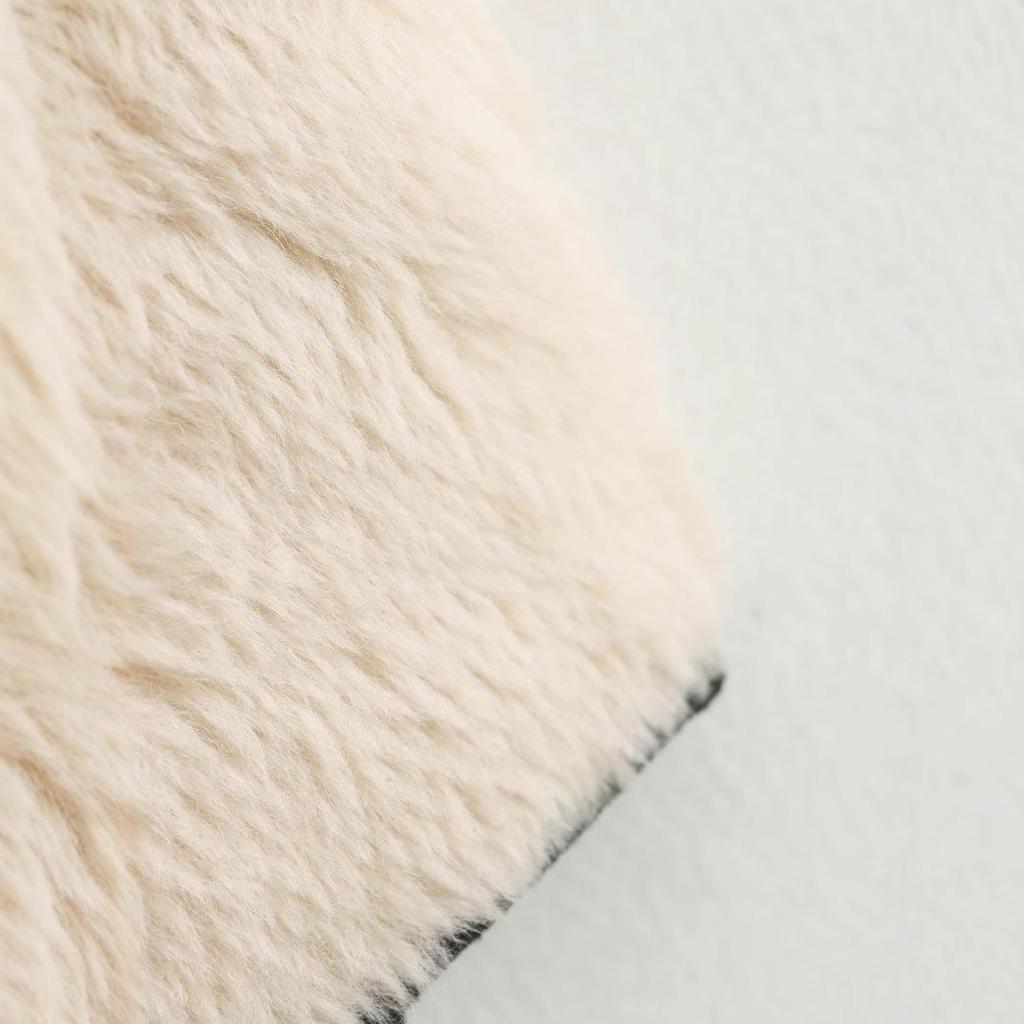 2024 Winter European & American Style Versatile Big Lapel Loose Long Leather and Fur Coat