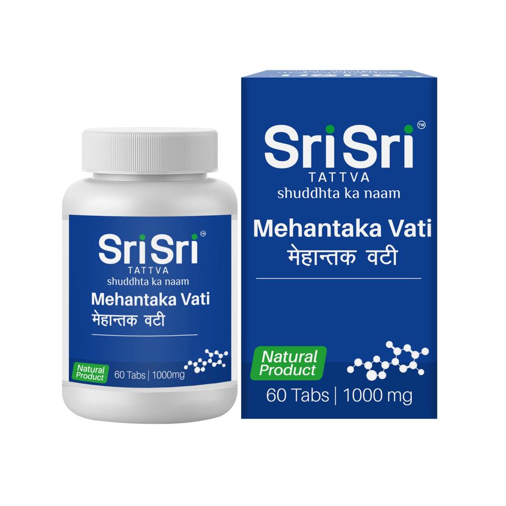 Sri Sri TATTVA Shuddhta Ka Naam Mehantaka Vati Tablet, 1000Mg (Pack Of 2)