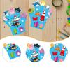 2Pcs Animals Felt Story Finger Puppets DIY Making Kit Education Gift Interactive for Home Classroom Activities Early Learning