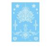 White Lace Arm flower Waterproof Body Art Temporary Tattoos Henna Stickers Tattoo Sticker Simulated