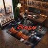 The Cure Personalized Crystal Velvet Carpet, Customized Name Text Soft Anti‑Slip Rug for Living Room Bedroom