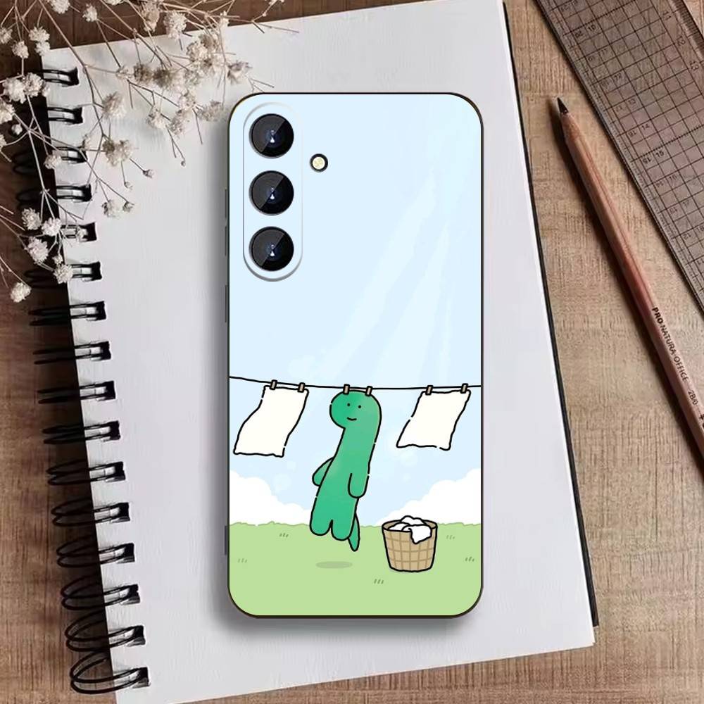 

J-JOGUMAN Studio Dinosaur Cut Phone Case For Samsung Galaxy A73,A72,A71,A70,A52,A51 Others Soft Black Cover Samsung a12