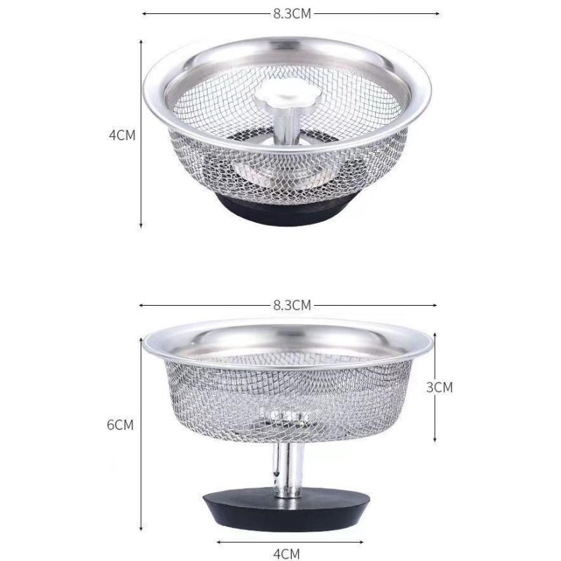 Mesh Kitchen Stainless Steel Water Filter Sink Filter Washing Pan Separation Mesh Food Tea Separation Mesh