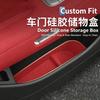 FOR ZEEKR 8X Full Car Door Storage Box, Silicone Storage Box, Neat Storage Compartment, Interior Accessories