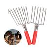 Seafood Shell Rake Garden Farm Digging Tools Weeding Farming Tool Multifunctional Rake Tool Portable Beach Clam Rake
