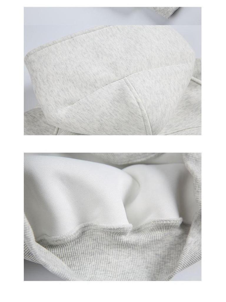 Unisex Deconstructed Half-Zip Stand Collar Hoodie for Spring & Autumn