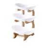 Fruit Plate Household Living Room Coffee Table Light Luxury Plastic Tray Storage Fruit Dessert Table Snack Display Rack