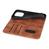 For iPhone 14 Pro Max Stand Case Magnetic Closure Skin Touch Leather Flip Phone Cover with Wallet