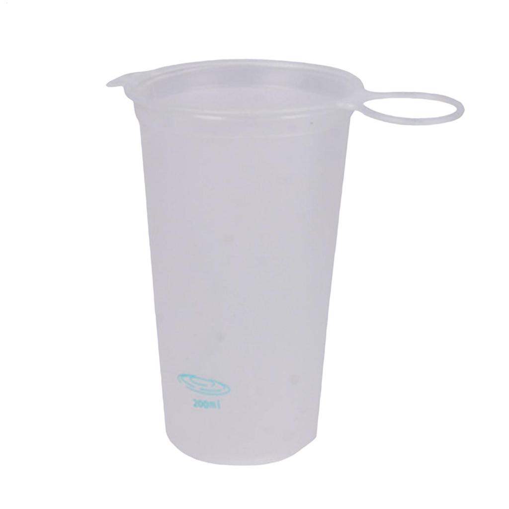 200ml Outdoor Sports Water Bottle Folding Portable Drinking Mugs BPA Free Water Bag Non Toxic TPU Marathon