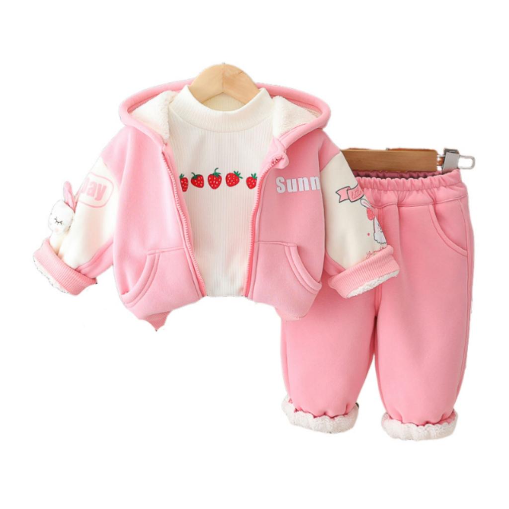 Kids Casual Long-Sleeve Set, Comfortable Daily Wear Outfits
