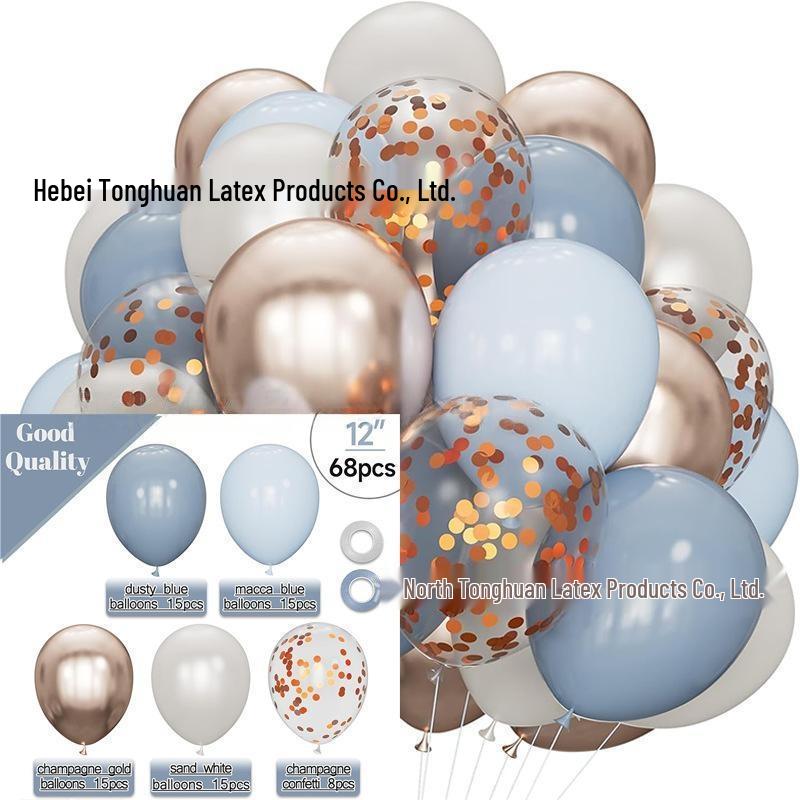Neues Jahr Matt Glitzer Metallisch Latex Ballon Set für Dekorative Foto Atmosphäre