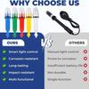 LED Boat Flares Waterproof Adjustable Light Control Battery Powered Emergency Lamp Fishing Net Rafts Buoys Boats Safety Signal Light