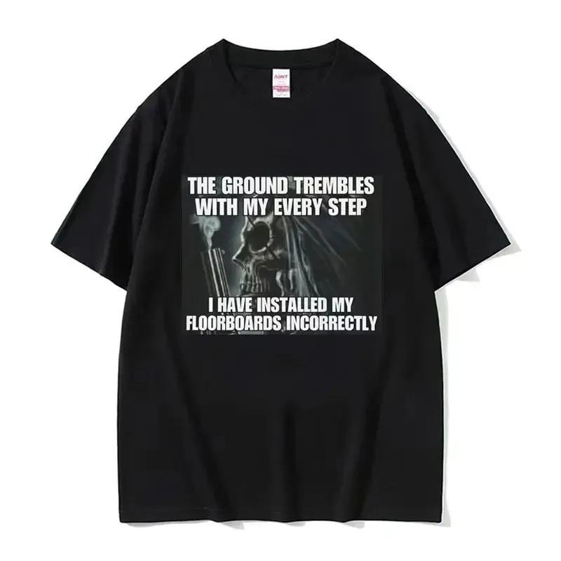 I Am Afraid of Talking To Women T-Shirts Hard Skeleton Meme Men Women Print Tee Cotton T Shirt Oversized Short Sleeve Tshirt
