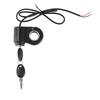 12V-72V Ebike Key Ignition 2 Wires Ignition Lock Key Switch With 2 Key For Super 73 For Ridstar Q20 Electric E-Scooter Universal