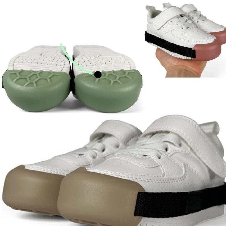 Kid Shoe Toe Protector Anti Slip Nylon Silicone Shoe Toe Guard Wear Resistant Easy Installation For Children Sneakers