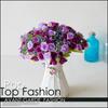 Silk Flower Fake Flower 21 Heads Bouquet Without Vase Rose Artificial Flower  Decorations