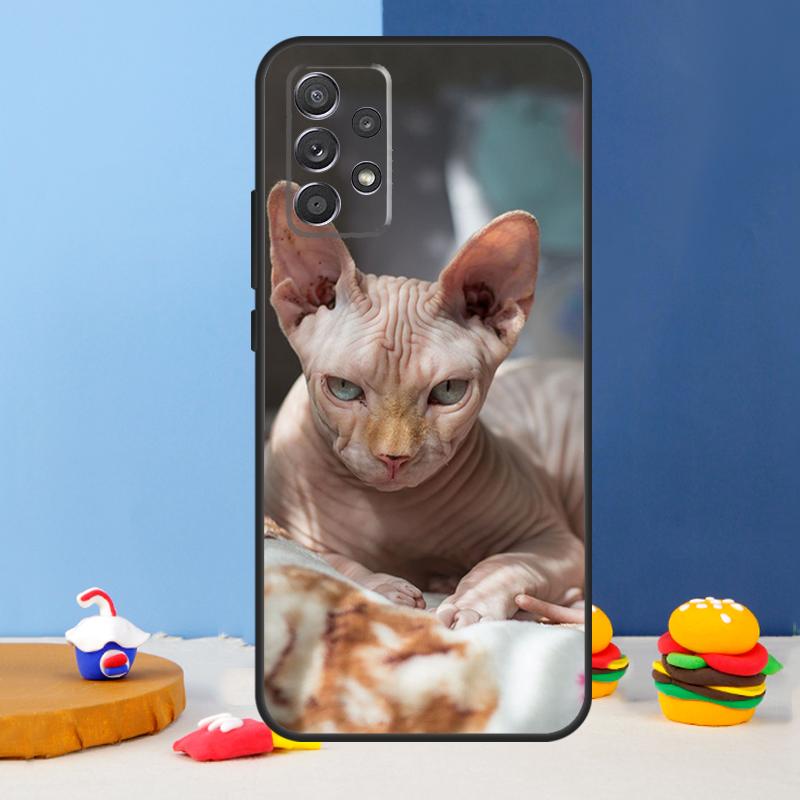 Sphinx Cat Case For Samsung Galaxy A35 A55 A32 A12 A22 A52 A06 A54 A34 A14 A56 A36 A26 A16 A13 A53 A15